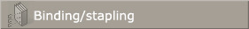 Binding/Stapling